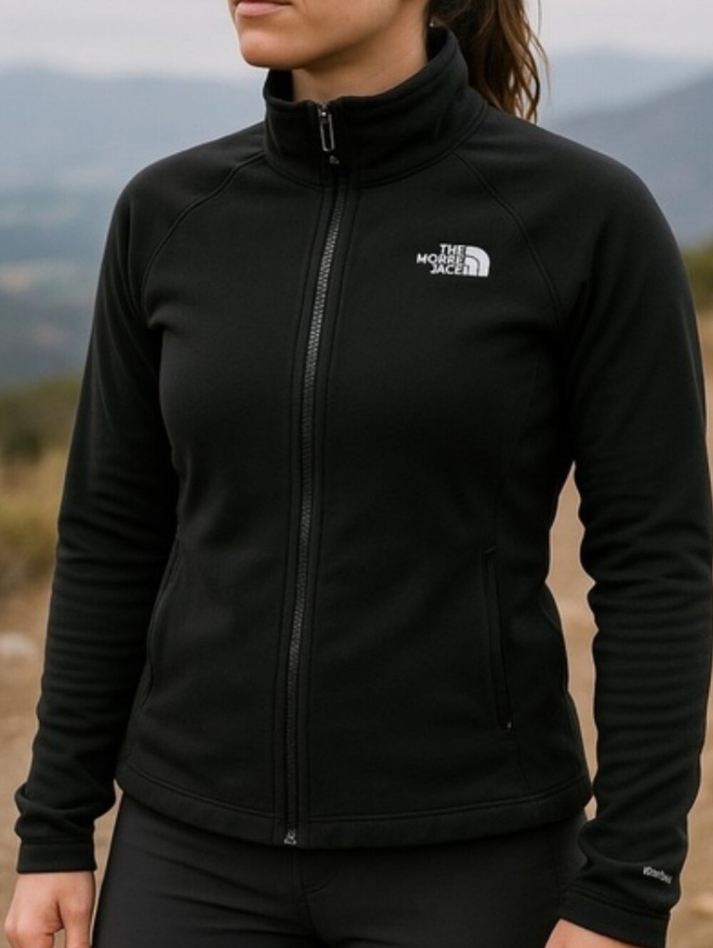The North Face Women’s TKA Stretch Fleece Jacket - Black
